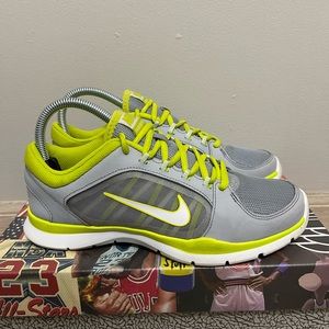 Nike Womens Flex Trainer 4 643083-004 Gray Running Shoes Sneakers Size 7